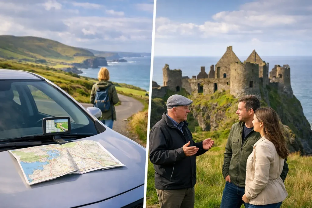 Self Drive vs Private Tour Ireland