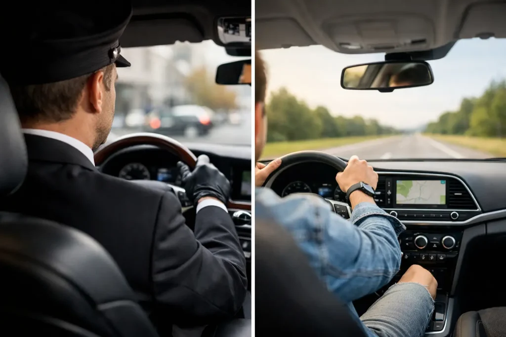 Chauffeur Travel Versus Self Driving