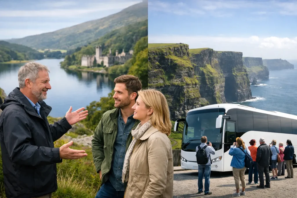 Private Guide Versus Coach Tour in Ireland